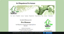 Desktop Screenshot of prohuman24.de