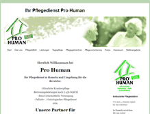 Tablet Screenshot of prohuman24.de